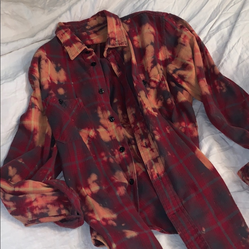 Bleached flannel